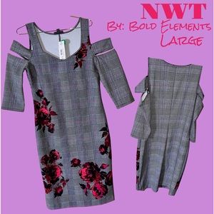 NWT size Large Dress LUXOURIANT ROSE by Bold elements